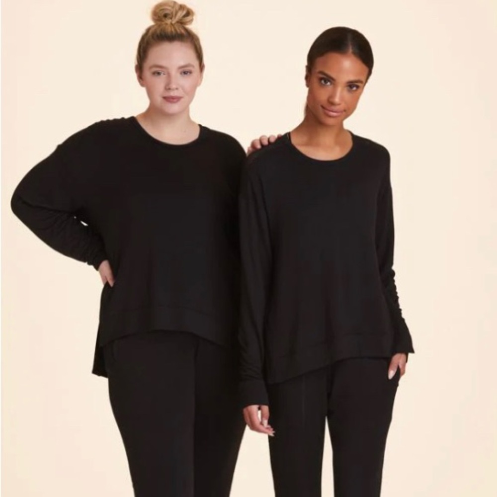 ALALA Heron Sweatshirt in Black Size Large FB-TO64